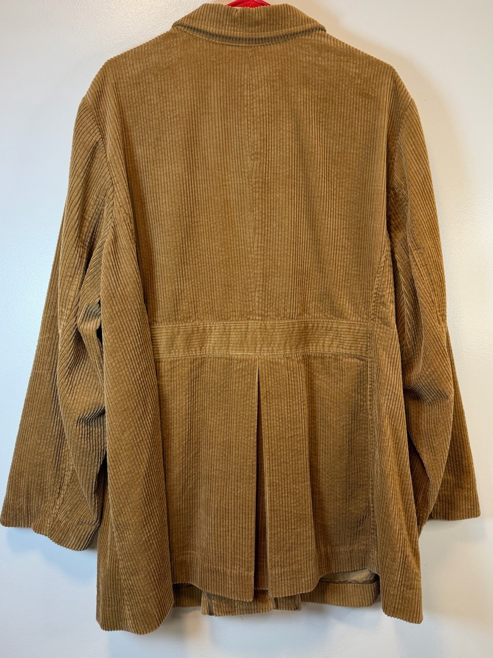 J. Jill Corduroy Button-Front Jacket Camel Color Mid Thigh Length Women’s 3X - Picture 4 of 10
